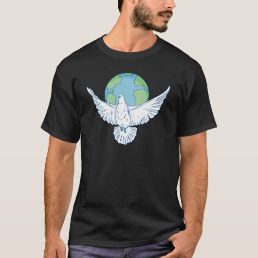 Peacefull world tシャツ (正面)