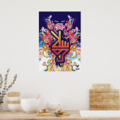 PeaceHandポスター ポスター (キッチン)