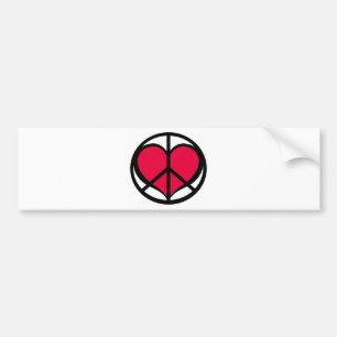 PeaceLove バンパーステッカー