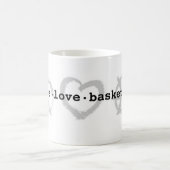 PeaceLoveBasketballのマグ コーヒーマグカップ (中央)