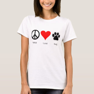 Peacelovedog Tシャツ
