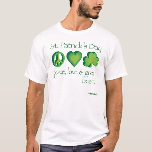 PeaceLoveShamrock Tシャツ (正面)