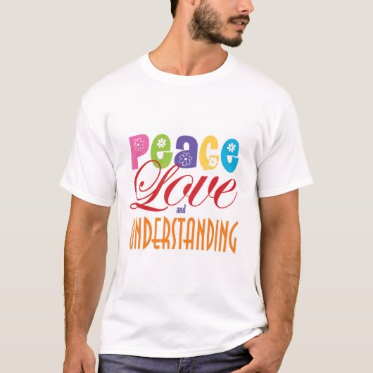 PeaceLoveUnderstanding Tシャツ (正面)