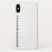 PeaceMinusOne Iphoneの場合 Case-Mate iPhoneケース (裏面)