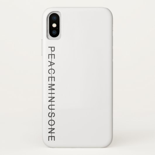 PeaceMinusOne Iphoneの場合 Case-Mate iPhoneケース (裏面)