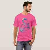 Peacer宇宙飛行士Djヒップホップ Tシャツ (正面フル)