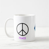 peacesign、j0442151、j0427655の平和、愛、CAT… コーヒーマグカップ (左)