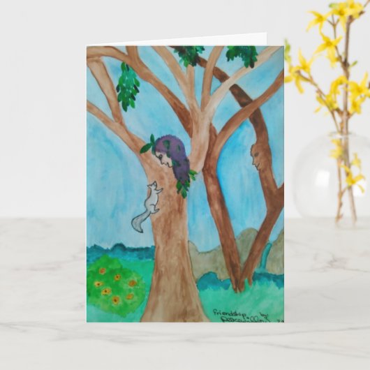 peacewillowによる友情… カード (黄色い花)