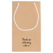 PEACHへようこそ スモールペーパーバッグ (裏面)