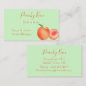 Peachデザイン標準、3.5インチx 2.0インチ名刺 名刺 (正面/裏面)