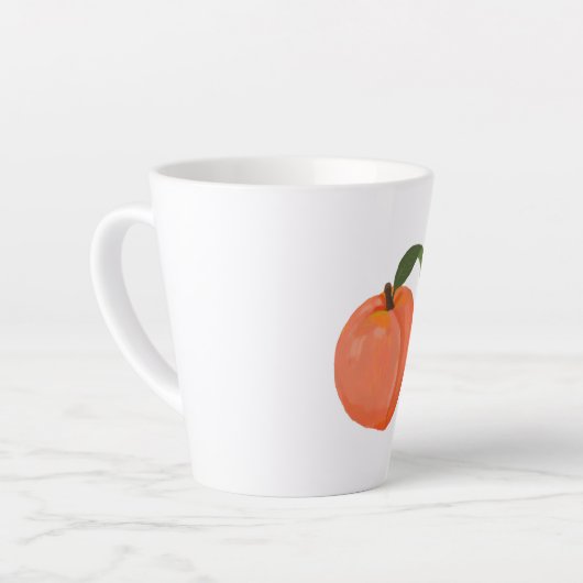 Peach カフェラテマグ (左アングル)