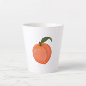 Peach カフェラテマグ (正面)