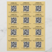 Peach 3x4スモールスクエアサンプルインサート (裏面)