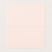 Peach and Beige Fancy Floral PlaceCard Table Decor (内部フラット)