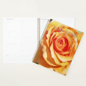 Peach Apricot Rose Planner for teaching wedding プランナー手帳 (ディスプレー)