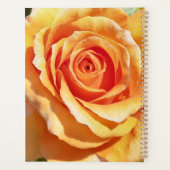 Peach Apricot Rose Planner for teaching wedding プランナー手帳 (裏面)