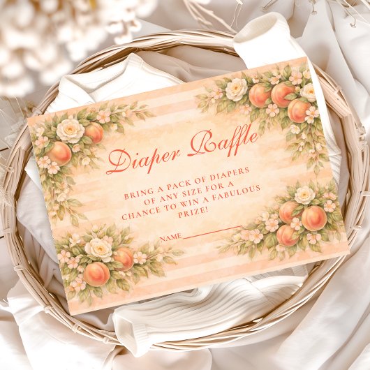 Peach Blossom Garden Diapper Raffle エンクロージャーカード
