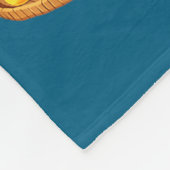 Peach Blossom Vietnamese Lunar New Year Horse 2026 フリースブランケット (角)