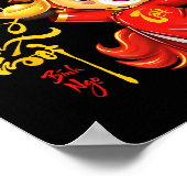 Peach Blossom Vietnamese Lunar New Year Horse 2026 ポスター (角)