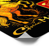 Peach Blossom Vietnamese Lunar New Year Horse 2026 ポスター (角)