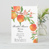 PEACH BRIDAL SHOWER INVITATION 招待状 (スタンド正面)