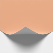 peach cobbler couleur tendance  ラッピングペーパー (角)