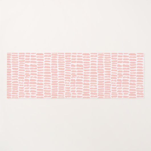 Peach cobbles ヨガマット (正面(横))