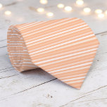Peach Color Stripes Necktie ネクタイ<br><div class="desc">This eye-catching necktie features a vibrant color with bold stripes, perfect for adding a pop of energy to any outfit. Whether it's for a special occasion or everyday wear, this stylish accessory is sure to make a statement.</div>