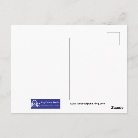 PEACH COLORED FLOWERS #1 ポストカード (裏面)