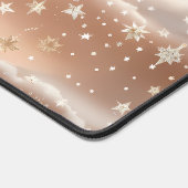 Peach Cream Celestial Moon Phases Warm デスクマット (コーナー)