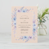 Peach Distinguished Springtime Wedding 招待状 (スタンド正面)