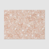 Peach Faux Glitter Birthday 薄葉紙 (正面)