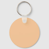 Peach FBC896 Color with Add Your Nameオプション キーホルダー (裏面)