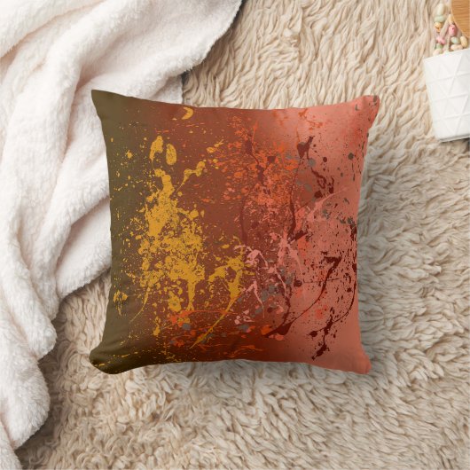 Peach Flurry クッション (ブランケット)