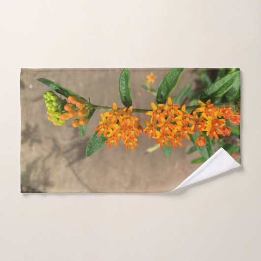 peach hand towel ハンドタオル (ハンドタオル)