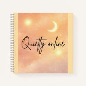 Peach haze and cloud cream AI art  ノートブック (正面)