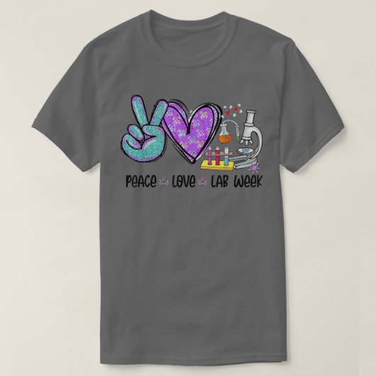 Peach Love Lab Week 2022 Laboratory Tech Technolog Tシャツ (デザイン正面)