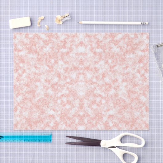 Peach Marble Tissue Paper 薄葉紙 (クラフト)