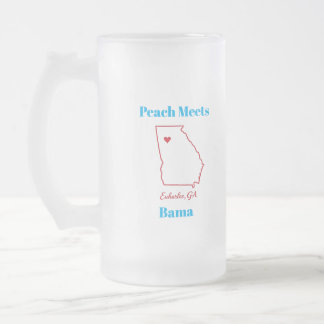 Peach Meets Bama Frosted Mug フロストグラスビールジョッキ