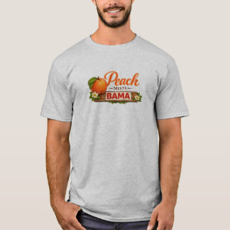 Peach Meets Bama T-Shirt | Southern Love Story Tee Tシャツ