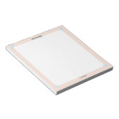 Peach´n Blue Notepad Small Little Reminders ノートパッド (アングル)