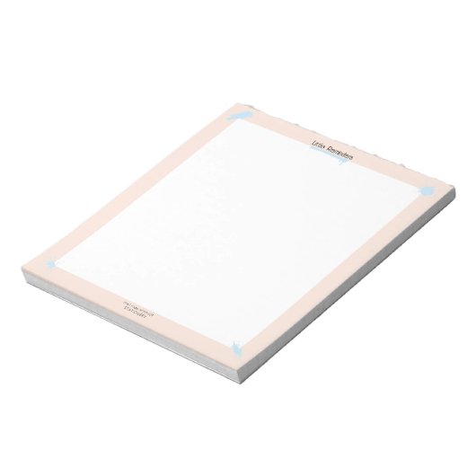Peach´n Blue Notepad Small Little Reminders ノートパッド (回転)
