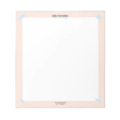 Peach´n Blue Notepad Small Little Reminders ノートパッド (正面)