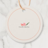 Peach Nectar Mimosa Bar Bottle フェイバータグ (裏面)