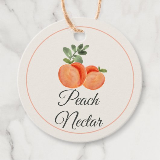 Peach Nectar Mimosa Bar Bottle フェイバータグ (正面)