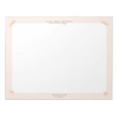 Peach Notepad Good Ideas Start Here ノートパッド (正面)