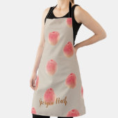 Peach Pattern Kitchen Apron – Peach State Style エプロン (インサイチュ)