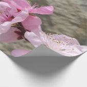 Peach petal flower ラッピングペーパー (角)