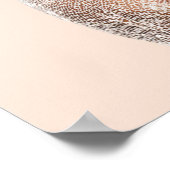 Peach Reverie | Vertical Portrait Poster (18×24) ポスター (角)