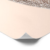 Peach Reverie | Vertical Portrait Poster (24x36) ポスター (角)